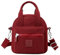 FAVORTALK Umhängetasche Damen Wasserdicht Crossbody Bag - Multi Pocket Taschen Rot Multifunktionale Messenger Bags für Alltag Schule Einkauf,B02014
