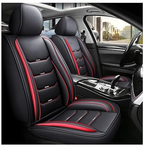 LIXIONGFEI Leder Auto Sitzbezüge für Se𝙖t Altea XL 2006-2015Wasserdichter VerschleißFest Komfortabler Full Set Sitzbezüge(5 Sitzer).
