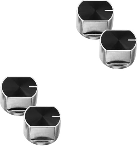 UKCOCO 4pcs Gas Stove Knobs Replacement Zinc Alloy Cooktop Control Knobs for Stove Hob