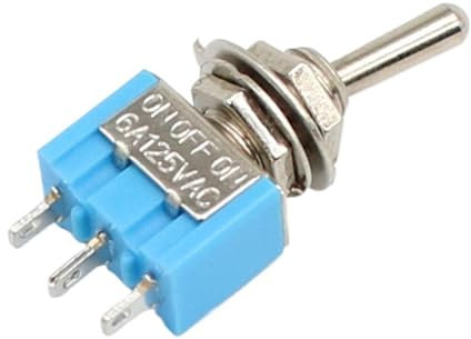 Interruptor de palanca ON-OFF-ON/ON-OFF 3 pines 3 posiciones con enclavamiento MTS-103 MTS-102 CA 125 V/6 A 250 V/3 A Interruptor de botón de encendido for automóvil(MST-102)