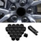 POMAD 20 Stück Radschraubenkappen, für Renault Scenic Sport Spider Super 5 Symbioz Symbol Radmutterabdeckung Radmutter Staubschutzkappenabdeckung Diebstahlschutzkappe,A-17mm