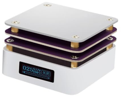 perfk Plaque chauffante à souder électrique, Station de préchauffage, outil pour écran de téléphone, affichage LED, plaque chauffante, Mini plaque