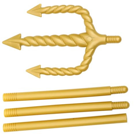 Homoyoyo Tridente Di Giocattolo - Accessorio Per Costumi Di Halloween e Feste - Tridente Di Poseidone in Plastica Ideale Per Cosplay e Giochi Per e Adulti