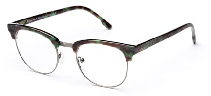 Johnny Loco Brille – Modell William 232 Camo gunmetal – Unisex-Design aus hochwertigem Acetat und Rostfreiem Stahl