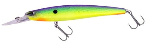 ZECK - Wobbler für Zander & Hecht - Murdock 2.0 | 12,5 cm | 2,0 m F - Purple Chartreuse