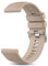 YLK 22mm Bracelet de Montre en Silicone, Souple Bracelet de Replacement en Dégagement Rapide avec Boucle en Même Couleur Homme Femme (Thé à Lait, 22mm)