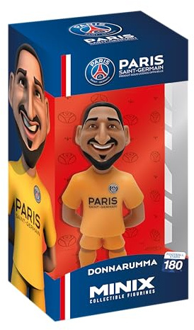 PSG Paris Saint-Germain Minix Football Stars Collectible Figurine – Official Licensed 12cm Soccer Display Figure for Fans & Collectors (Donnaruma)