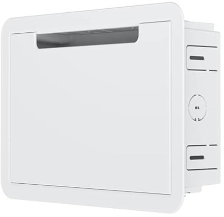 FUANA 9 Zoll Einbaudose TV Media Box Einbaudose und Netzwerkgehäuse für Fire TV und Samsung One Connect Mini