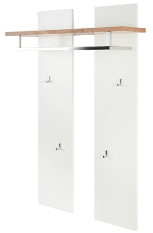 home24 Garderobenpaneel Holzwerkstoff 27 x 91 x 135 cm