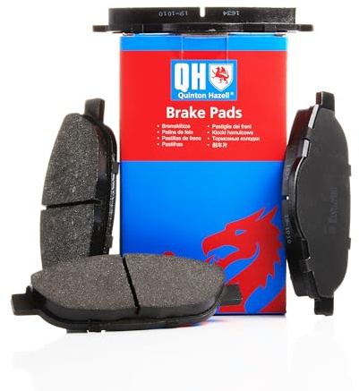 Quinton Hazell Brake Pad Set - 4 OEM Quality Direct Fit Replacement Brake Pads for Single Axle - Front - BP1634