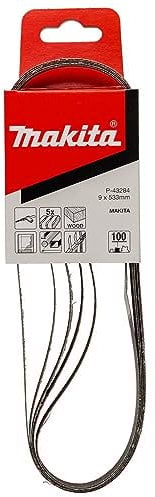 Makita P-43284 - Pack 5 lijas 9x533 mm para 9032 grano 100