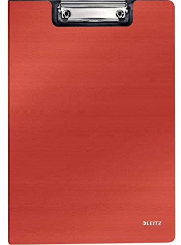 Leitz Klemmmappe, A4, Hellrot, Polyfoam, Solid, 39621020