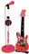 REIG 2675 Miraculous: Tales of Ladybug & Cat Noir Guitar with Stand Microphone and Amplifier Red