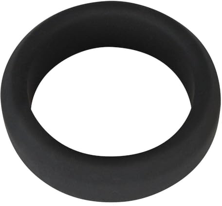 Black Velvets Cockring - softer Penisring für Männer, Cockring aus Silikon für intensivere Stimulation, schwarz