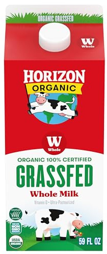 Horizon Organic Grassfed Whole Milk, Half Gallon