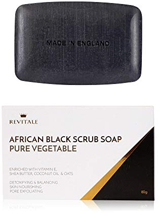 Revitale African Black Naturhafer-Peeling-Seife - reines Gemüse