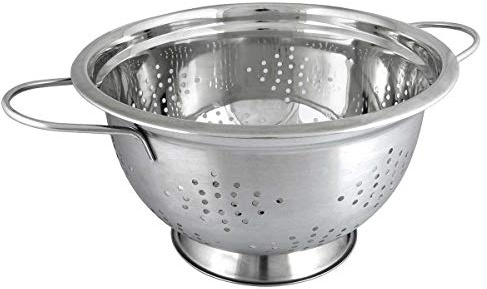 KINGHOFF KH-1237 Kitchen Sieve Diameter 24 cm Deep Hole Salad Sieve