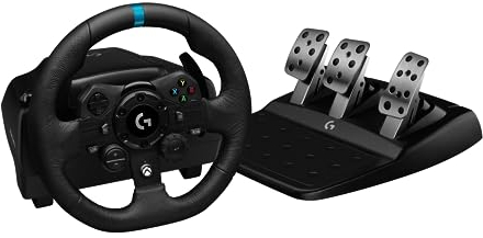 Pack Gaming Volant et Pédales Logitech G923 Trueforce pour Xbox Series X|S, Xbox One PC