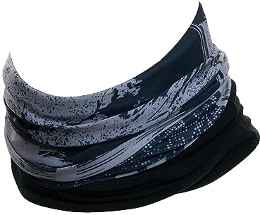 Hilltop Polar Halstuch, Multifunktionstuch, Kopftuch, Schlauchschal, Schal mit Fleece, Cooles Design in Trendfarben, für Damen und Herren, Farbe:Light Grey Art