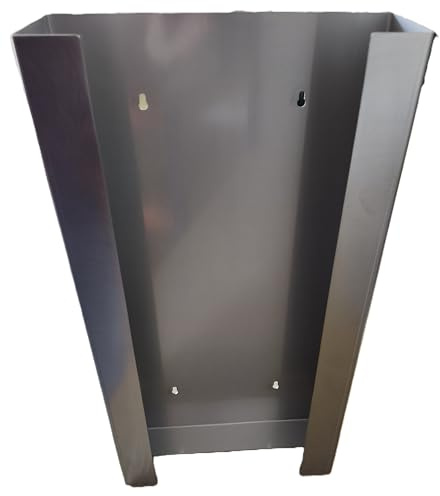 detektierbar.de Handschuhhalter aus Edelstahl, 4-Fach (für 4 Boxen) | Edelstahlspender für Einmalhandschuhe, 1/2/3/4 Fach, 1-4 Handschuhboxen