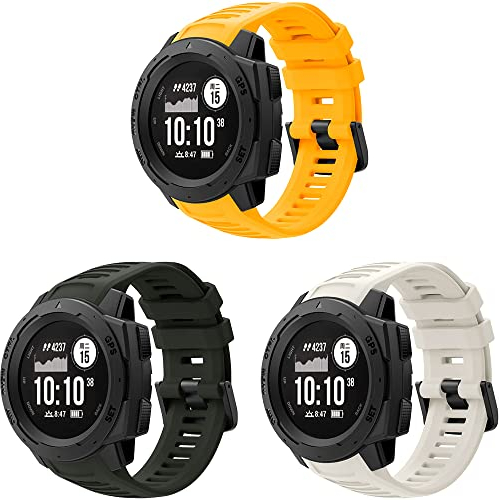 Kompatibel mit Garmin Instinct Armband, Instinct Ersatz Uhrenarmband Leicht Fit Armbänder für Garmin Instinct Unisex