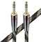SKW 6.35mm Instrumentenkabel Stereo, hochreines Kupfer 6.35mm Klinke auf 6.35mm Klinke Gitarre Kabel für Gitarre, Soundkarte, Verstärker, Mischpult, Aktivlautsprecher -3m