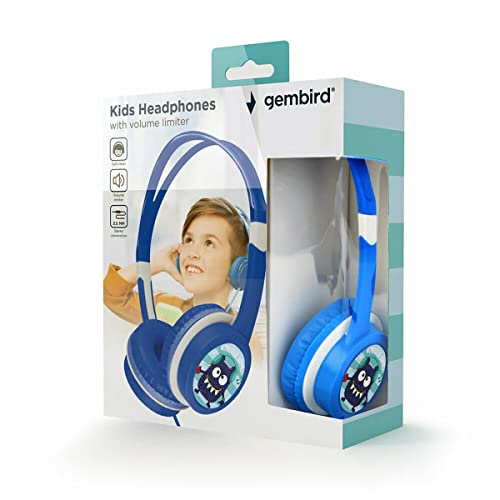 Gembird Kids Headphones Volume Control Blue