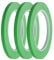 JINBING Fine Line Fineline Klebeband, Vinyl, für Automalerei, Maler-Klebeband, Grün, 5 mm x 33m 3 Rollen