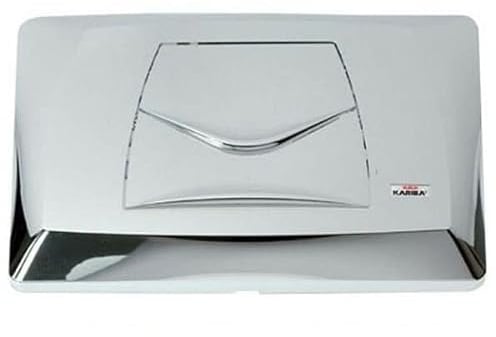 KARIBA Platte Duo Classic 2006 glänzend 306401 Betätigungsplatte für Spülkasten, Chrom poliert