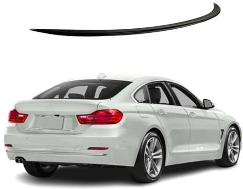Heckspoiler Spoilerlippe für BMW 4er F32 Coupé Slim Design Schwarz Glanz
