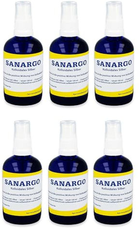 SANARGO: Kolloidales Silber 100ml (6er Pack)
