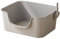 Colcolo Haustier-Katzentoilette, Katzentoilette, Haustier-Reinigungszubehör, waschbar, extra große Kätzchen-Toilette, Katzen-Toilette, Sandkasten für, grau