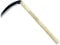 FINPAN Mezzaluna falce 180 mm, acciaio al carbonio, lunghezza totale 39,5 cm, lunghezza lama 20,5 cm, larghezza 2,5 cm, peso 110 g, ideale per giardinaggio e taglio di erbacce