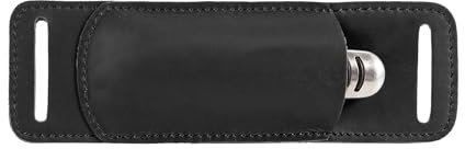 ANEETAFAN Knife Sheath,Horizontal Carry Knife for Belt,Leatherman Pocket Knife Sheath,Compact Draw Knife Holster Fit for Folding Knife Tool Sheath EDC Organizer -Black (Black -Horizontal Carry)