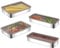 Tefola 4 Pack Rectangular Bacon Cheese Storage Box for Fridge, 304 Stainless Steel Shallow Box with Lid, Deli Container, Fridge Freezer Organizer for Cold Meat, Sandwich, Cracker, Weetabix