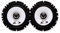 MEDIADOX Front/Heck 16,5cm/165mm 2-Wege Koax Auto Lautsprecher/Boxen/Speaker Set von Alpine (SXE-1725s) kompatibel mit Suzuki (II)