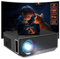 Wielio Projector With Wifi And Bluetooth, 500 Ansi Native 1080P Projector 15000 Lumen Home Video Projector Compatible With Iphone Android Phone Tv Stick Ps5 Pc Laptop, Grey