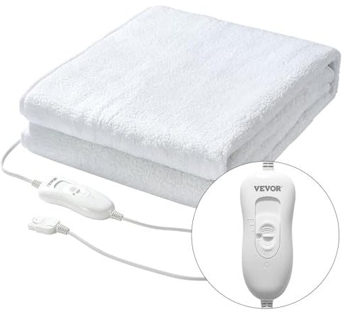 VEVOR Wärmeunterbett, professioneller SPA-Massagebettwärmer, Dickes und weiches Vlies-Heizkissen mit 3 Heizstufen, Überhitzungsschutz für Massageliegen, Spa, Schönheitssalon, 1795 x 770 mm