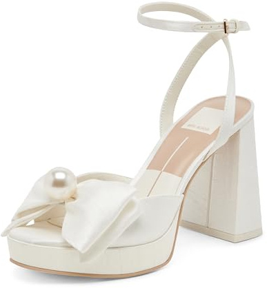 Dolce Vita Women's Patton Platform, Ivory, 7.5 UK