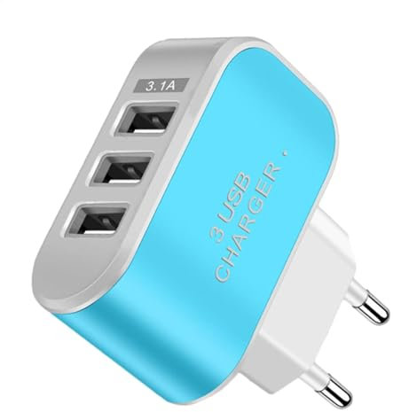 Lunaobrik USB-Ladegerät mit mehreren Anschlüssen, Würfel des USB-Ladegeräts, Plug des hellen USB-Ladegeräts 3 – intelligenter USB für Smartphone, Zuhause