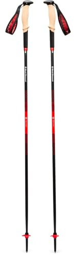 Black Diamond Treckingstöcke Pursuit Carbon Z, Fitnessgerät (anthrazit/orange, 1 Paar, 110 cm)