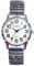 JewelryWe Damenuhr Boho Elastische Uhr: Bohemien Ethno Stil Bunt Muster Analog Quarz Armbanduhr Damen Edelstahl Stretcharmband Lässige Uhr mit Zugarmband & ultraklare große Zahlen für Senioren