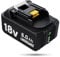 18V 8.0Ah/8000mAh Li-Ion Replacement Batteries for Makita 18V BL1850B BL1860 BL1850 BL1830B BL1830 BL1815 BL1840B BL1835 BL1845 BL1840 194205-3 LXT-400 18 V Tool Batteries With LED Indicator
