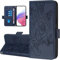 COTDINFOR Funda para Apple iPhone 14 Pro MAX Carcasa [Bloqueo RFID] Rose Cierre Magnético Billetera Suave PU Cuero Móvil de Tapa Libro Anti-arañazo Flip Wallet Case para iPhone 14 Pro MAX Blue YBMG