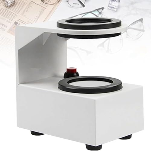 LHQYA Lens Stress Tester Machine, Polarizing Crystal Lens Detector, Uniform Brightness Without Astigmatism, 6 Functions, Designed with LED Light Source, for Ophthalmic Hospitals