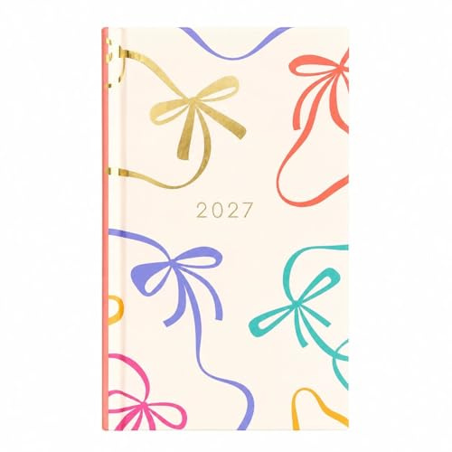 Wochenplaner 2026, Wochenansicht, fester Einband, modisches Design (Wirbel)