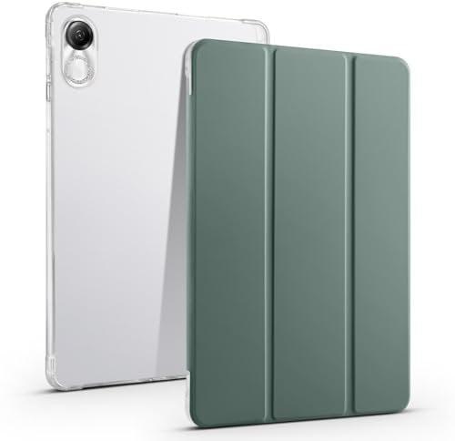 Clear Tablet Case Compatible with Huawei Matepad Pro Air 13.2 2025/2023,TPU Slim Cover Auto Wake/Sleep Smart Lightweight Protective Case w/Pencil Holder Shockproof Cover.Green