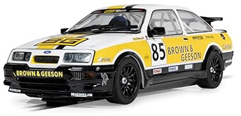 Scalextric C4628 Ford Sierra RS500 – YTCC Dan Brown 2024 – Tourenwagen-Slotcar-Rennwagen