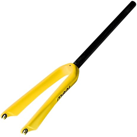 HOMSXPAC Fourche BMX en Fibre de Carbone, 14/16/18/20, Rigide et Pliable, Frein C, Tube Droit 1-1/8, axe QR 74 mm/100 mm