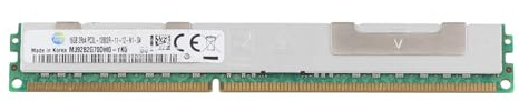 Ounfhtrttk 16GB DDR3 Reg Memoria RAM del Server PC3-12800 1600Mhz 2RX4 Memoria RAM de Server A Bassa Tensione Reg